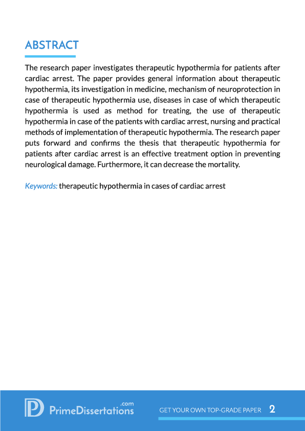 Thesis Statement example